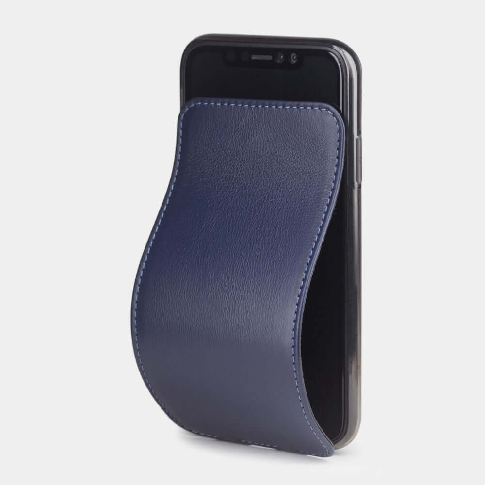 Case iPhone XR Premium Leather Blue Indigo | Marcel Robert - 0