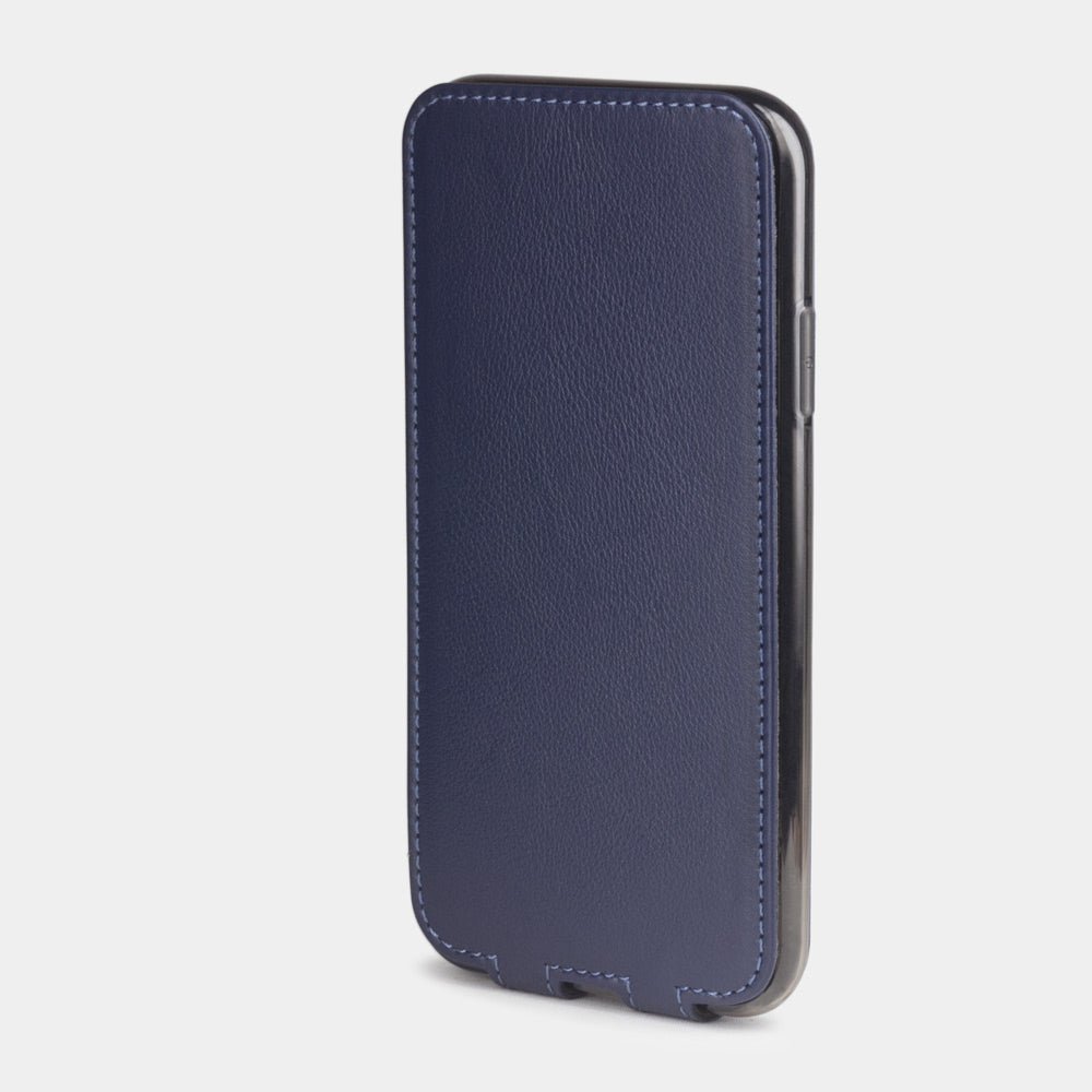 Case iPhone XR Premium Leather Blue Indigo | Marcel Robert - 3