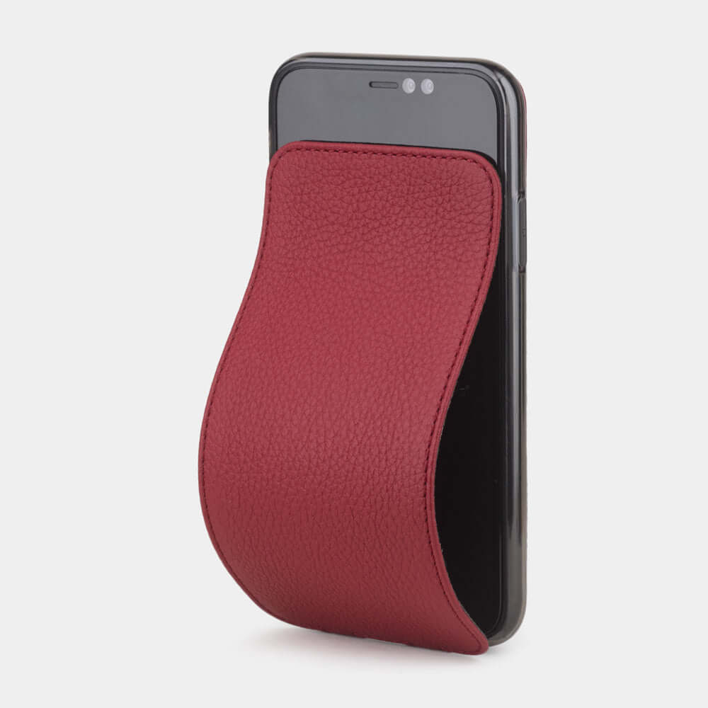 Premium Leather Case iPhone XR Red Cherry | Marcel Robert - 0