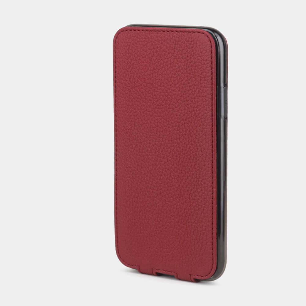 Premium Leather Case iPhone XR Red Cherry | Marcel Robert - 3