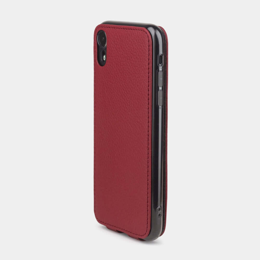 Premium Leather Case iPhone XR Red Cherry | Marcel Robert - 6