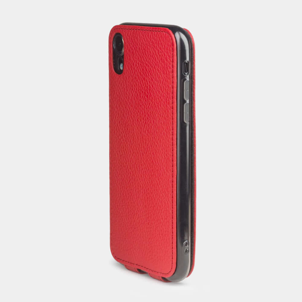 Leather Case iPhone XR Leather Red | Marcel Robert - 6