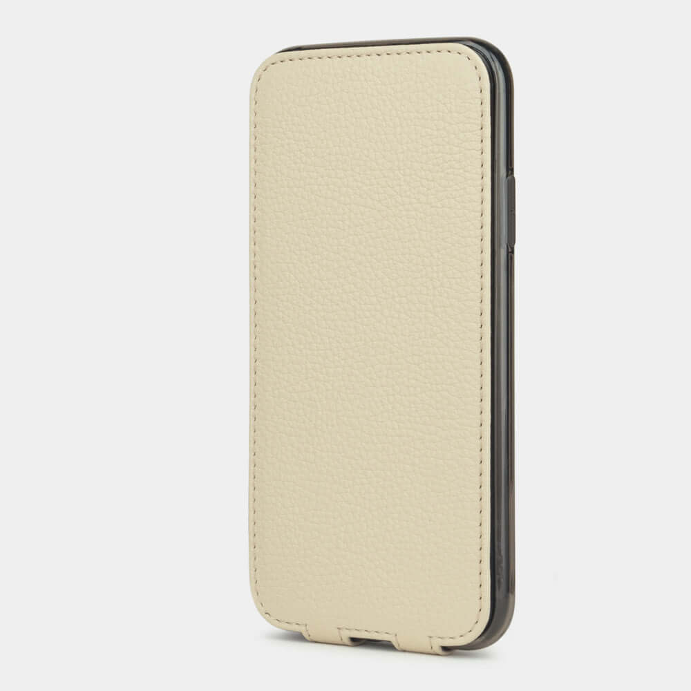 Premium Leather Case iPhone XR White Cream | Marcel Robert - 2