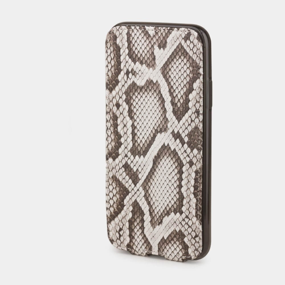 Natural Python Leather Case iPhone XR | Marcel Robert - 3
