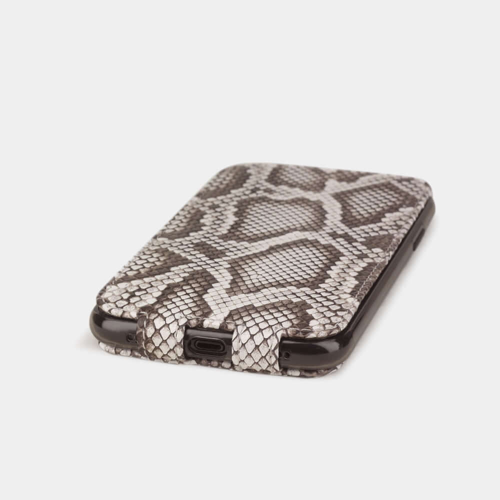Natural Python Leather Case iPhone XR | Marcel Robert - 5