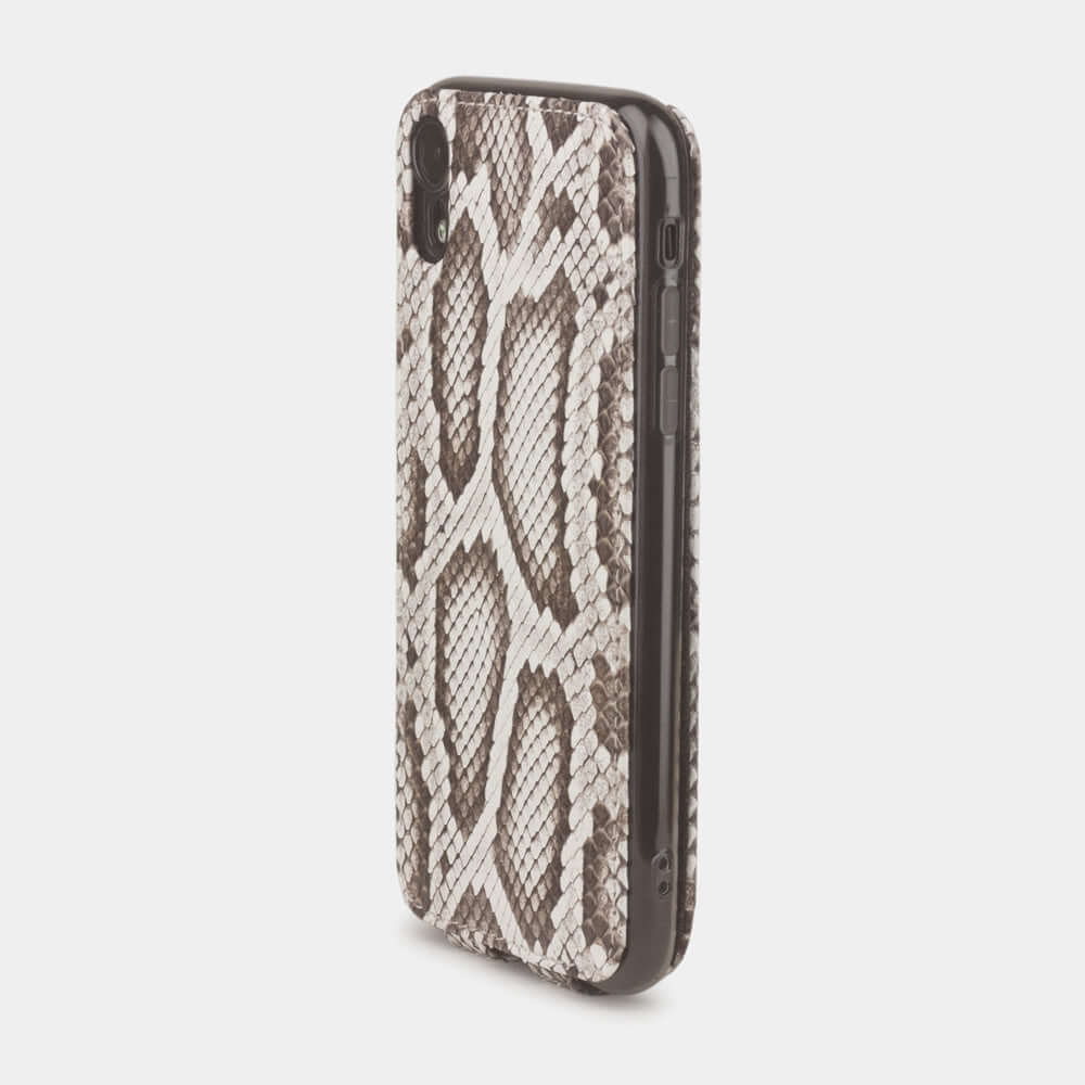 Natural Python Leather Case iPhone XR | Marcel Robert - 6