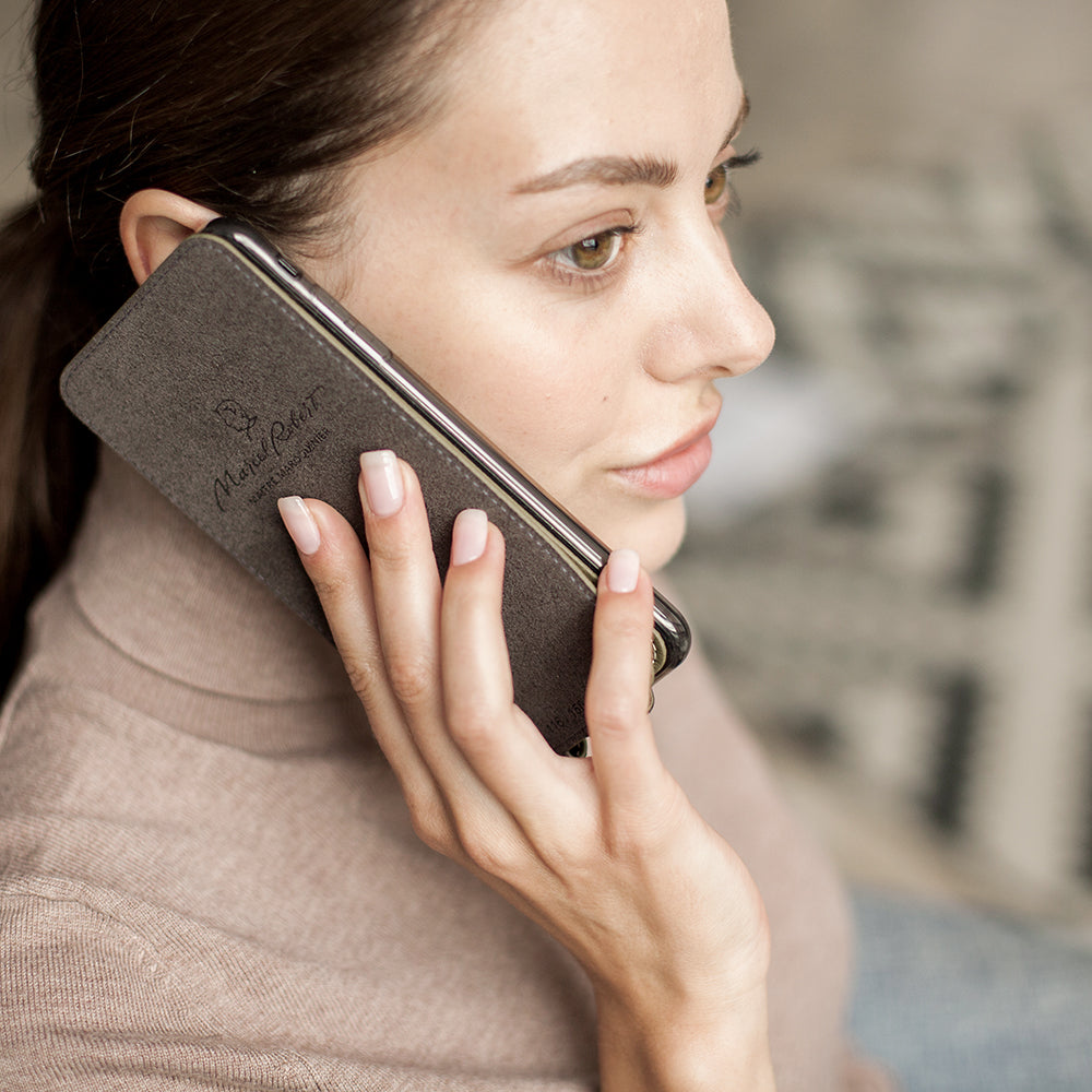 Green Leather iPhone XS Max Case