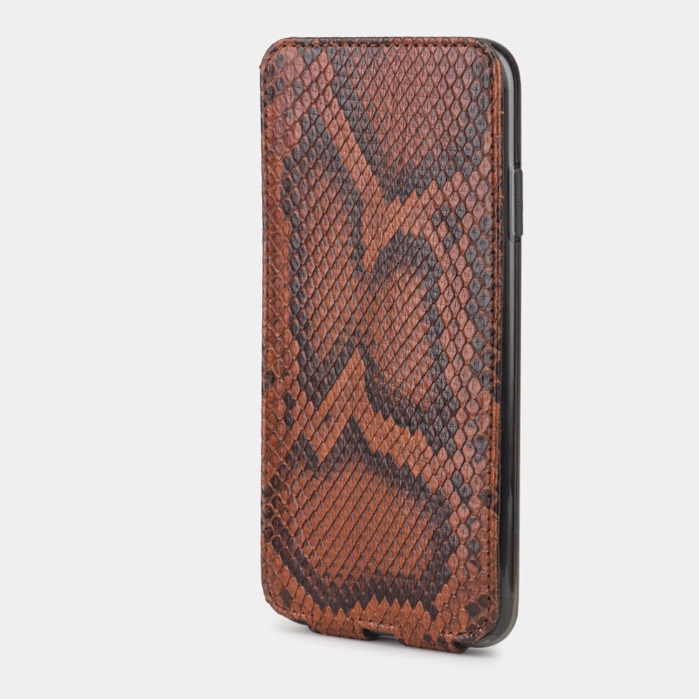 Python Leather Case iPhone XS Max Gold | Marcel Robert - 3
