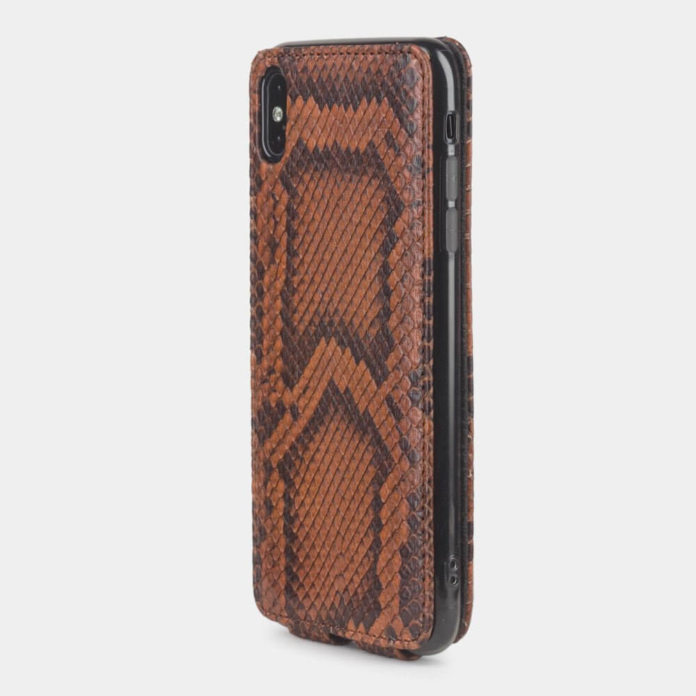 Python Leather Case iPhone XS Max Gold | Marcel Robert - 7