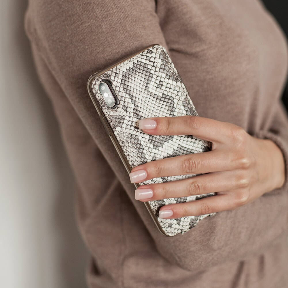 Premium Case iPhone XS Max Natural Python | Marcel Robert - 2