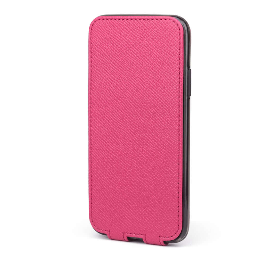 Premium Leather Case iPhone X/XS Bright Pink | Marcel Robert - 2