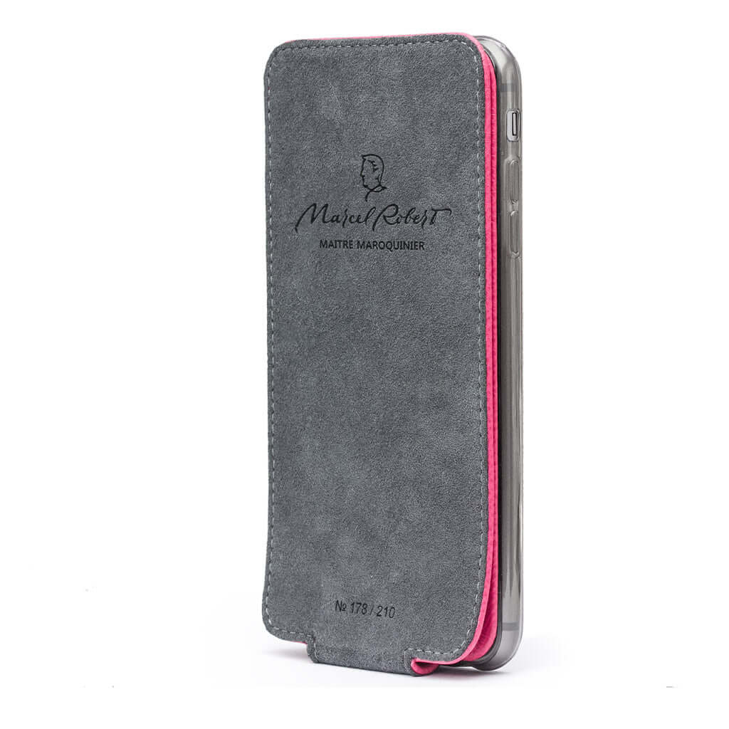 Premium Leather Case iPhone X/XS Bright Pink | Marcel Robert - 3