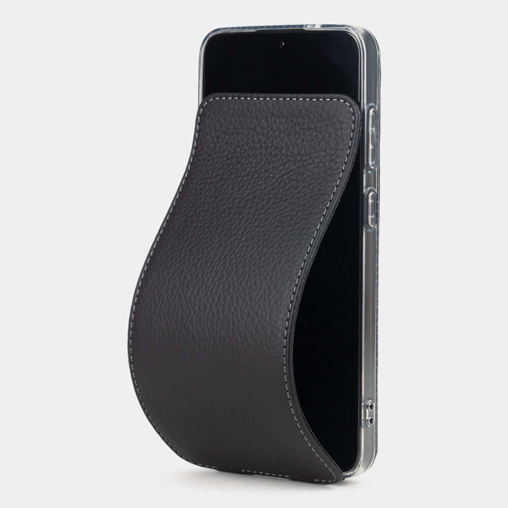 Leather Flip Case S24 Plus in Black | Marcel Robert - 2