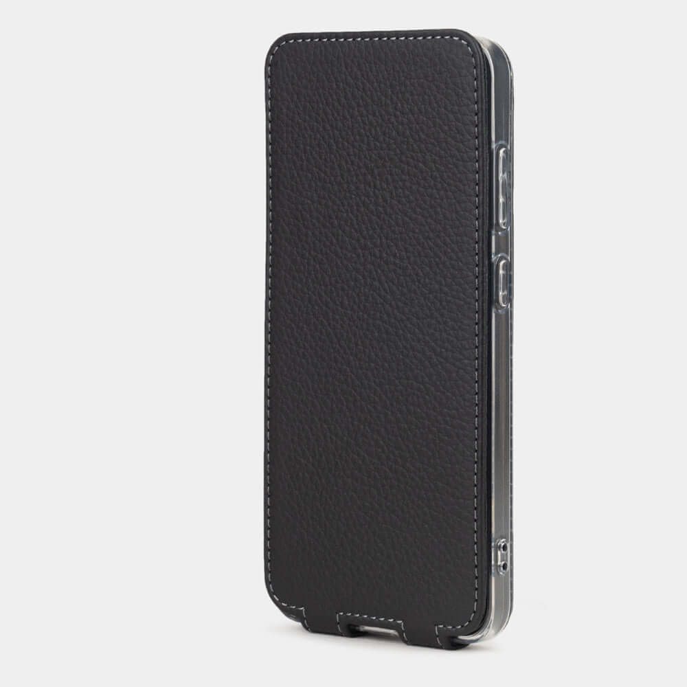 Leather Flip Case S24 Plus in Black | Marcel Robert - 6