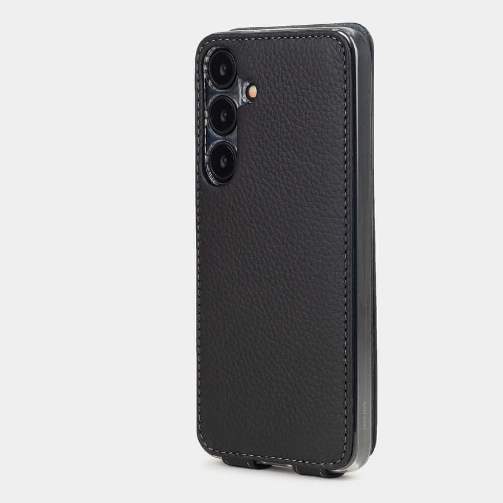 Leather Flip Case S24 Plus in Black | Marcel Robert - 4