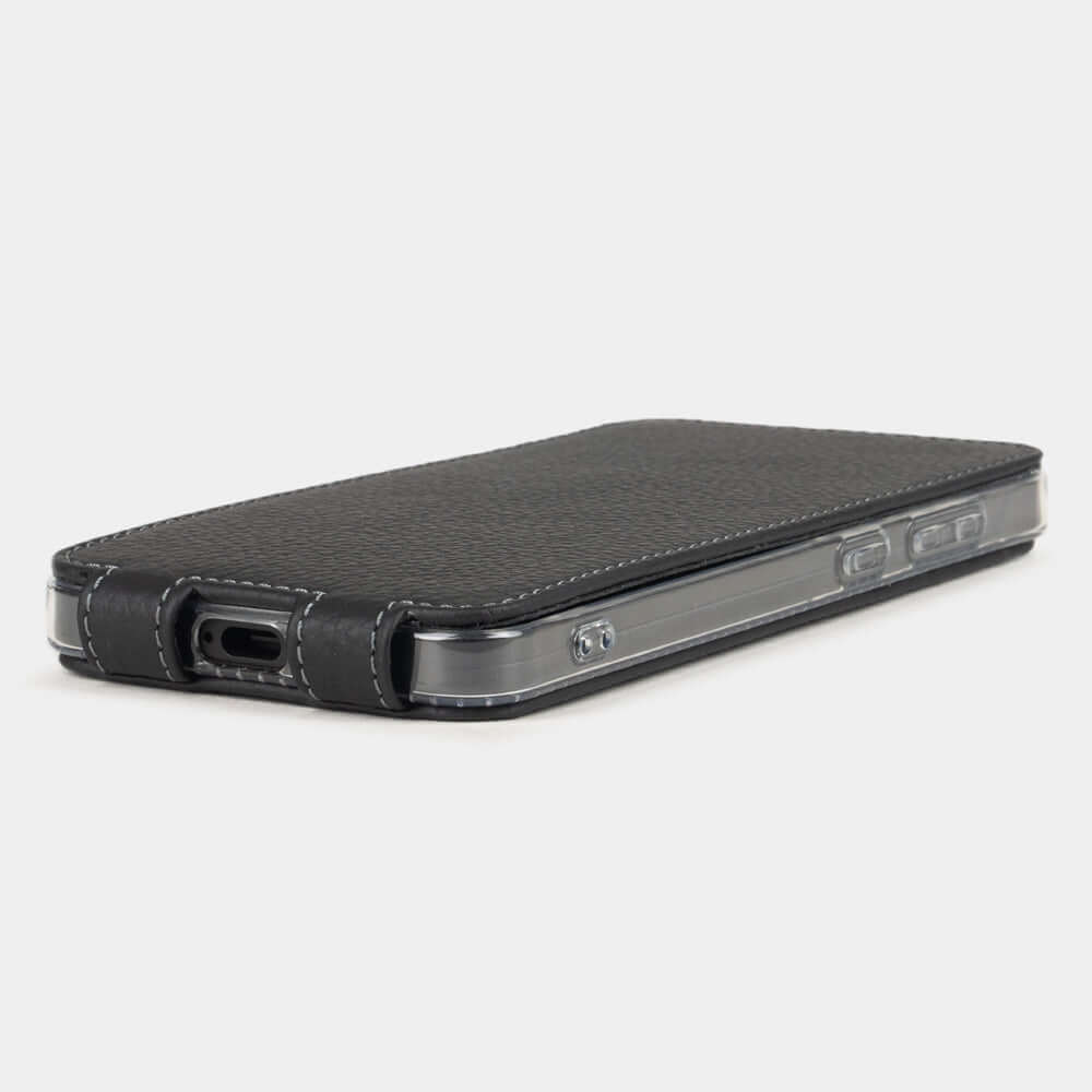Leather Flip Case S24 Plus in Black | Marcel Robert - 5