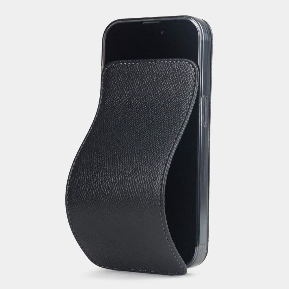 Premium Black Leather Case iPhone 15 Pro Max | Marcel Robert - 2