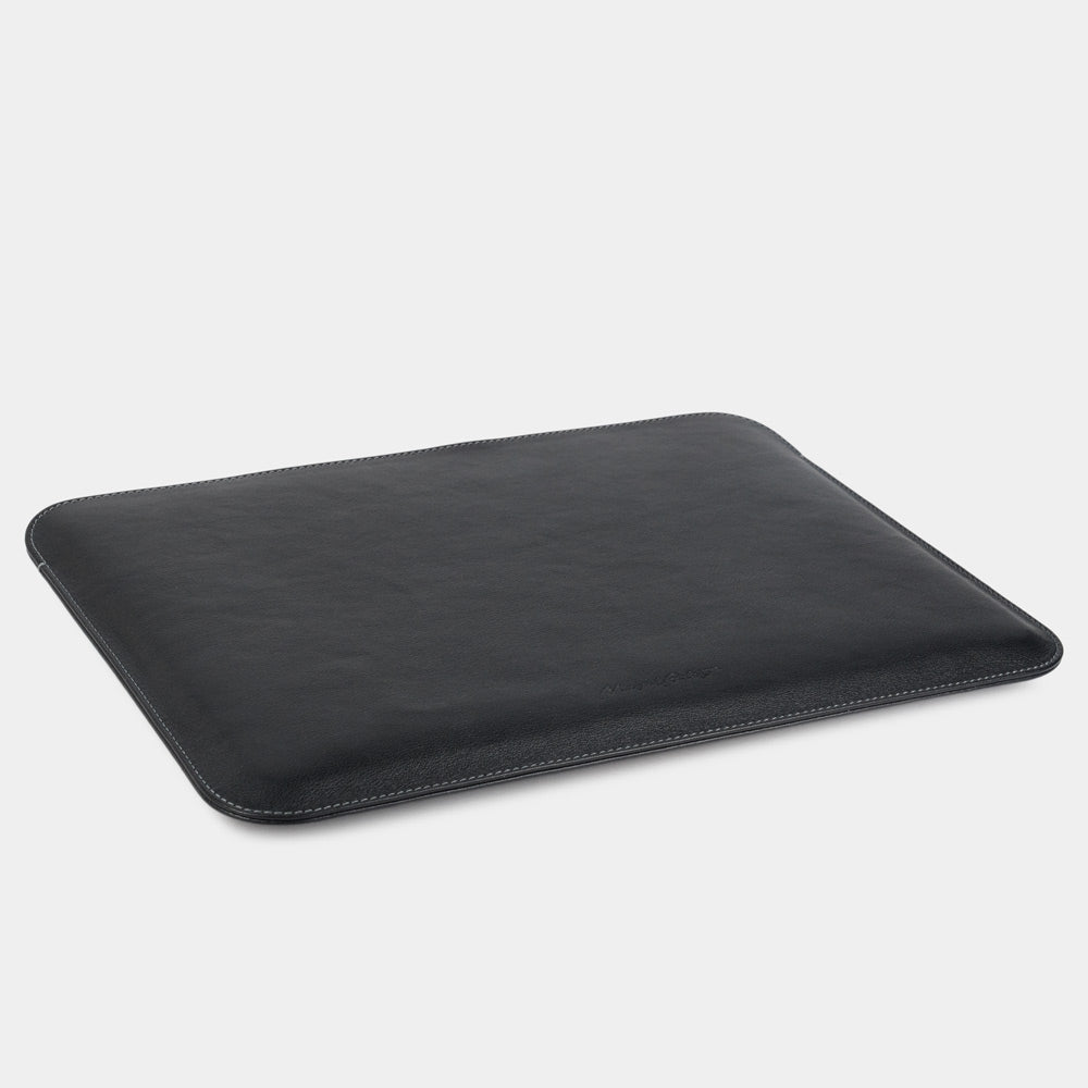 Pouch for Macbook 14'' Natural Black Leather | Marcel Robert - 7