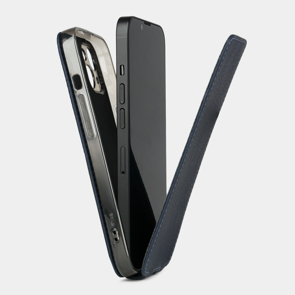 custodia iPhone 14 Plus blu