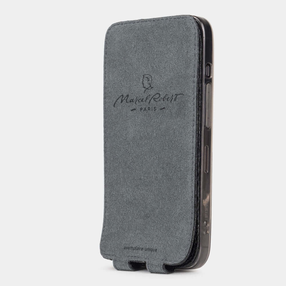 Lizard Leather Case iPhone 12 Pro Max Black | Marcel Robert - 5