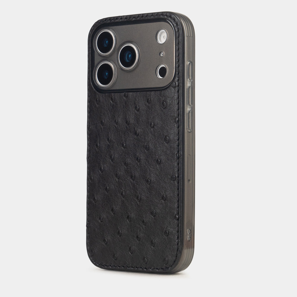 Cover case iPhone 17 Pro Max Ostrich black