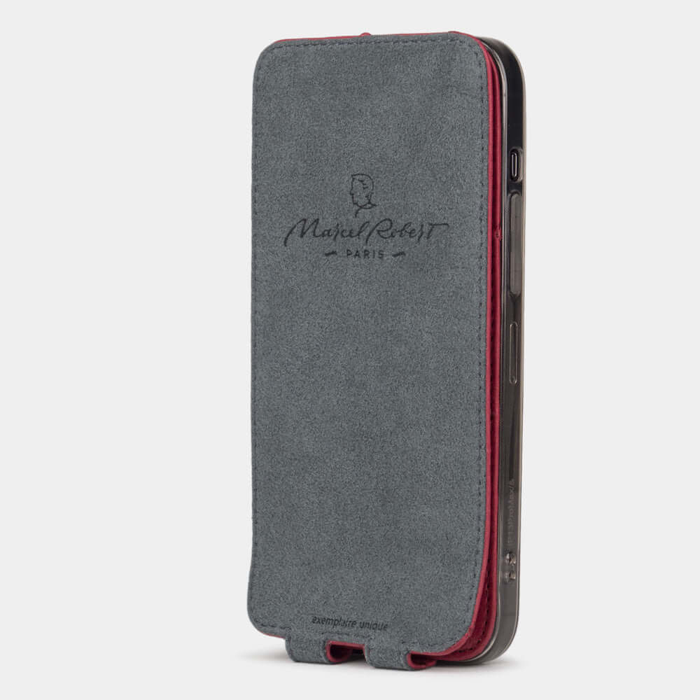 Premium Leather Case iPhone 12 Pro Max Fuchsia | Marcel Robert - 0