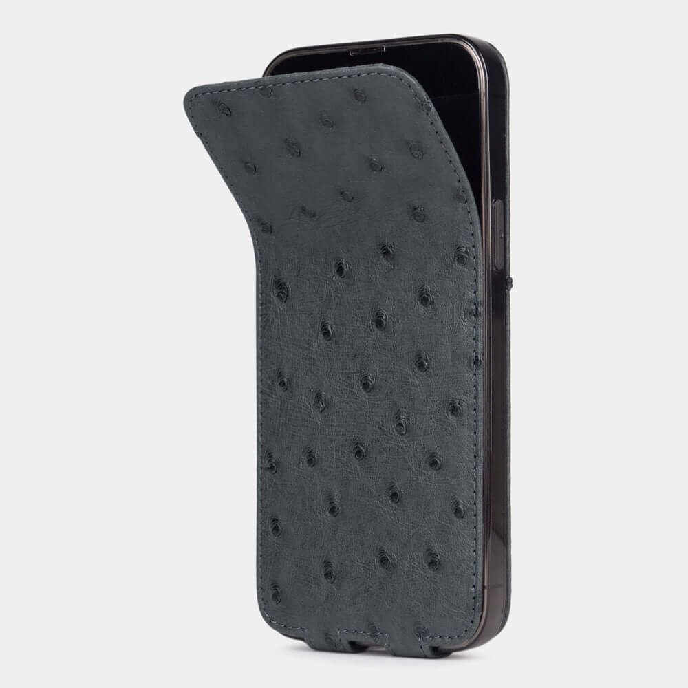case iPhone 13 Pro Max ostrich grey | Marcel Robert