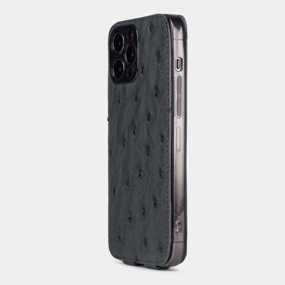 case iPhone 13 Pro Max ostrich grey | Marcel Robert
