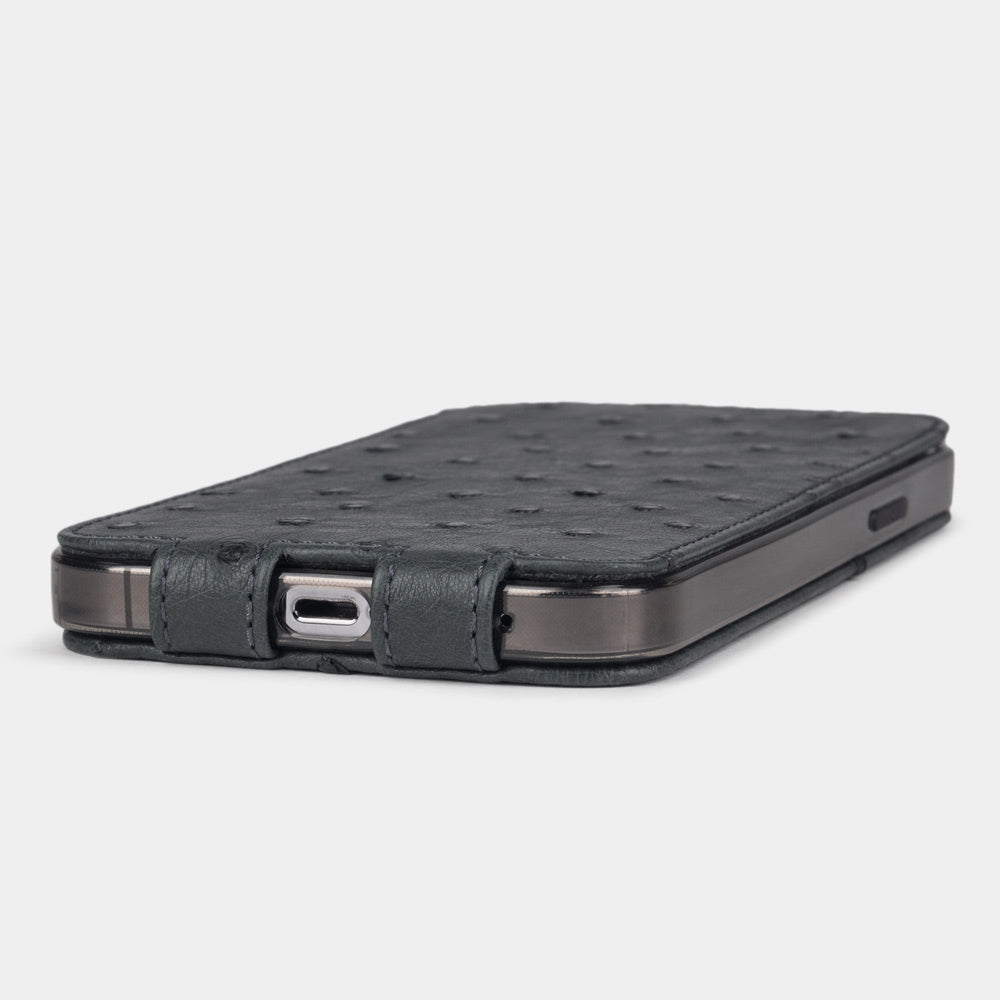 case iPhone 13 Pro Max ostrich grey | Marcel Robert