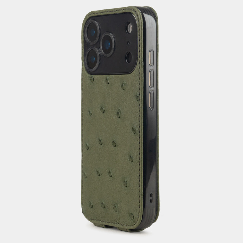 iPhone 17 Pro Max case ostrich green