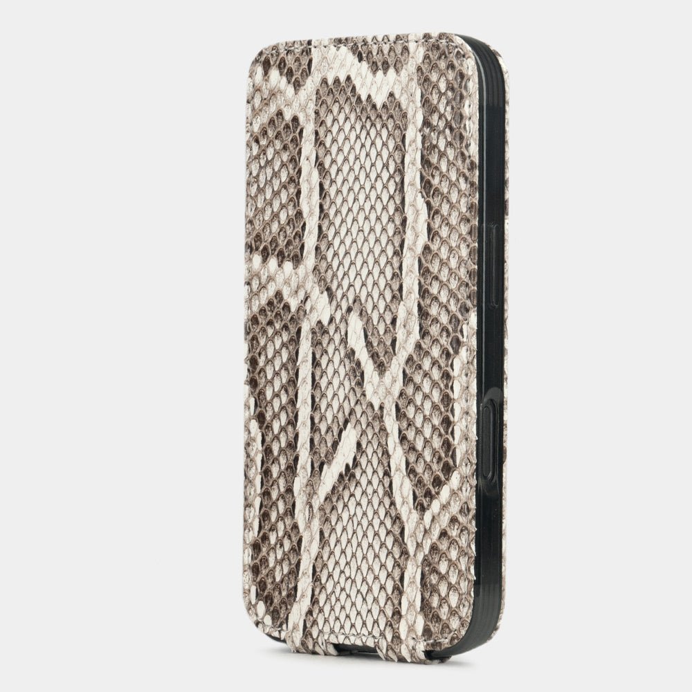 Natural Python Leather Case for iPhone 16 Pro | Marcel Robert - 2