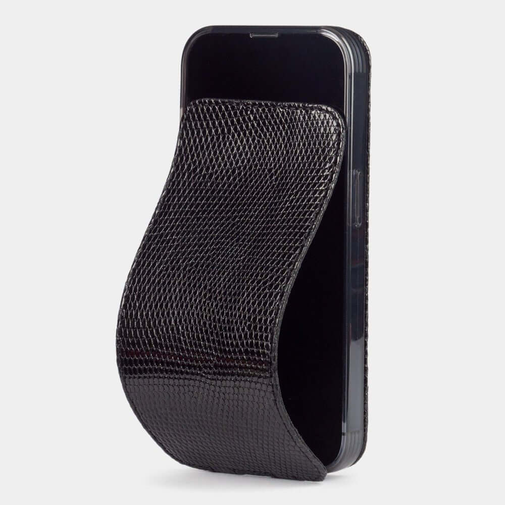 Premium Lizard Case iPhone 13 Pro Max Black | Marcel Robert - 1