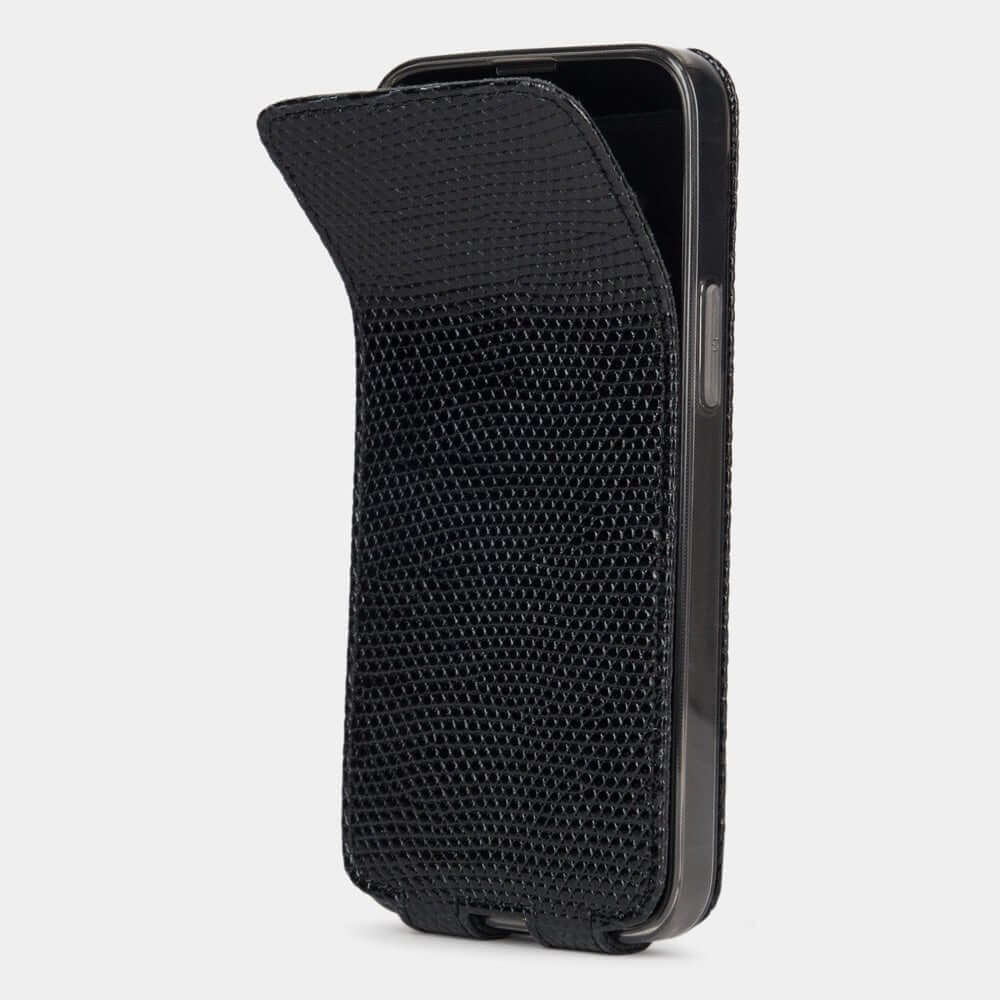 Premium Lizard Case iPhone 13 Pro Max Black | Marcel Robert - 4