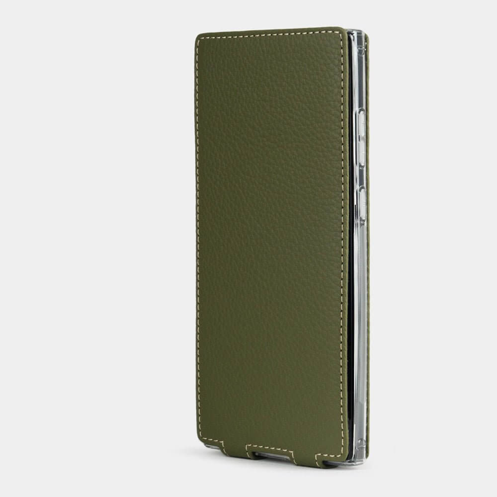 Premium Leather Case Galaxy S23 Ultra Green | Marcel Robert - 3