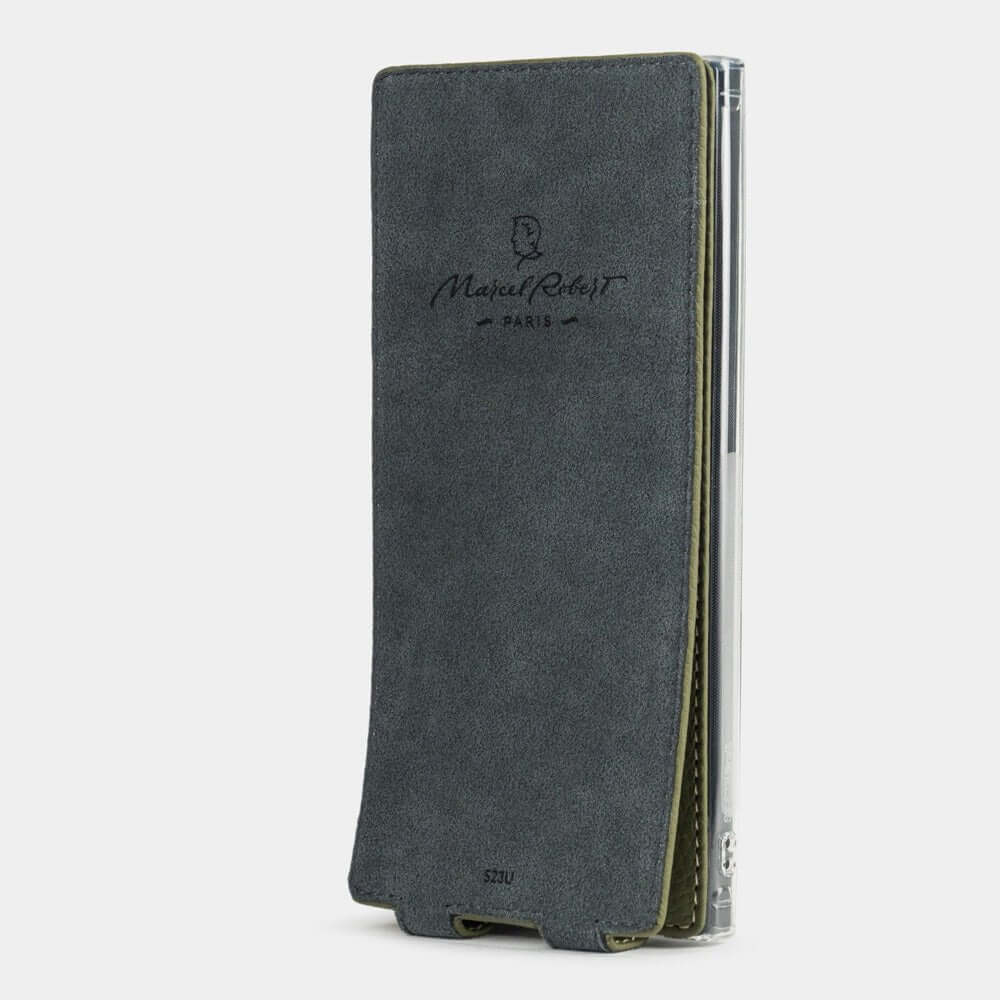 Premium Leather Case Galaxy S23 Ultra Green | Marcel Robert - 4