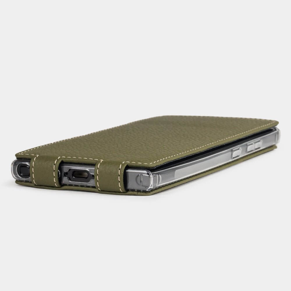 Premium Leather Case Galaxy S23 Ultra Green | Marcel Robert - 5