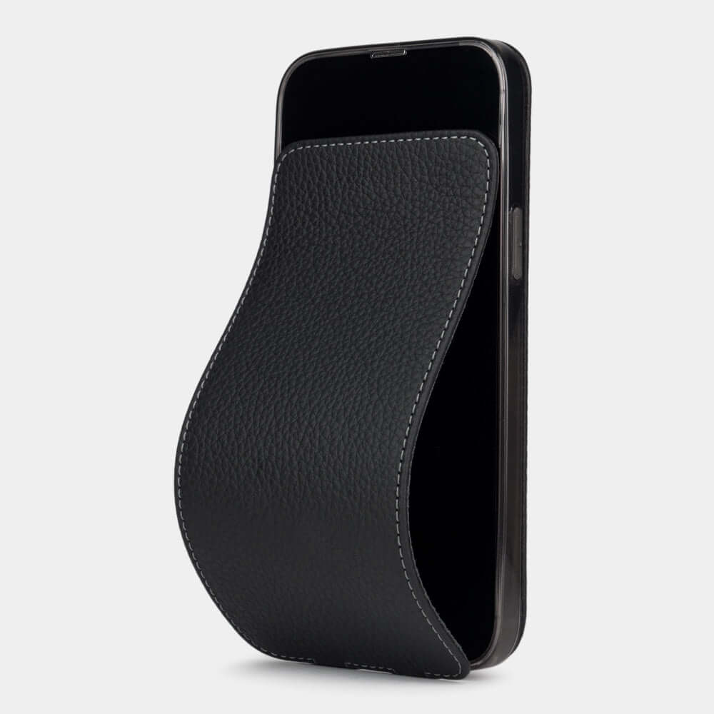 Elegant Leather Case iPhone 13 Black | Marcel Robert - 2
