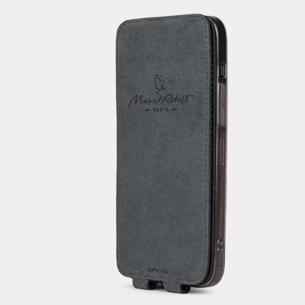 Elegant Leather Case iPhone 13 mini Black | Marcel Robert - 6