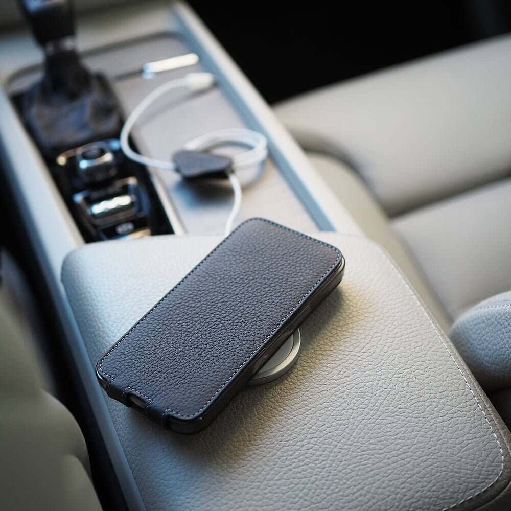 Elegant Leather Case iPhone 13 mini Black | Marcel Robert - 7