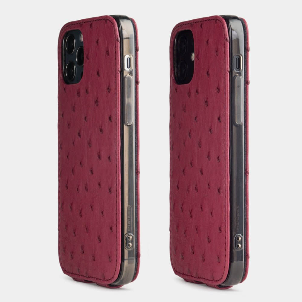 case iPhone 12 Pro ostrich fuchsia | Marcel Robert