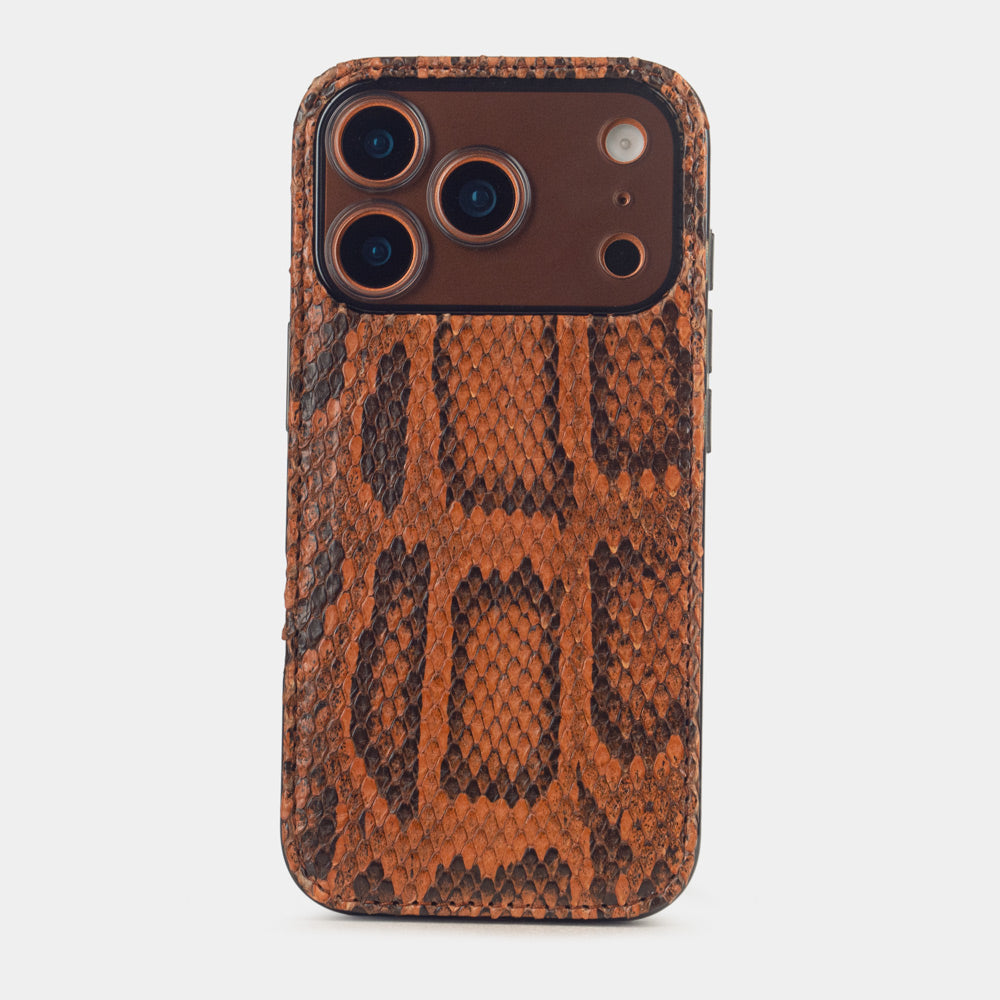 Cover case iPhone 17 Pro Max python gold