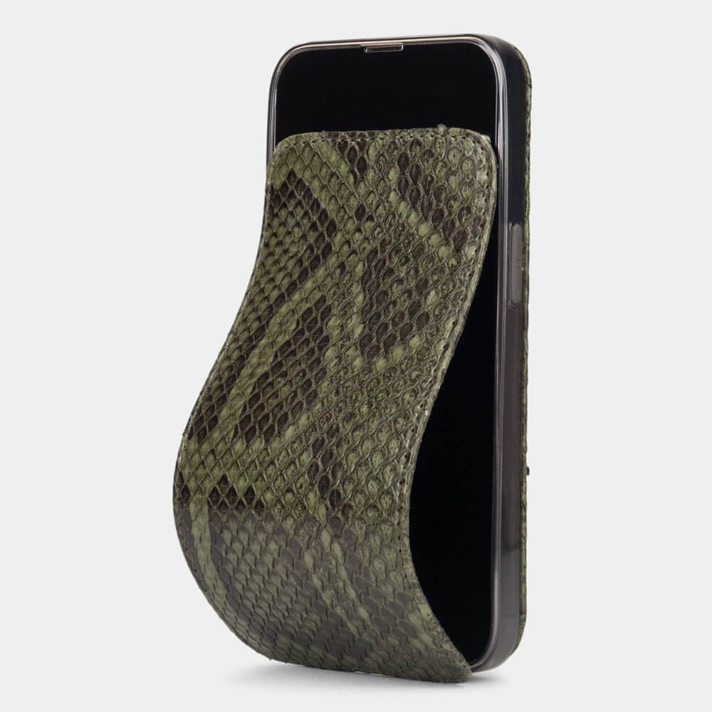 Natural Python Leather Case iPhone 15 Pro Max |Marcel Robert - 0