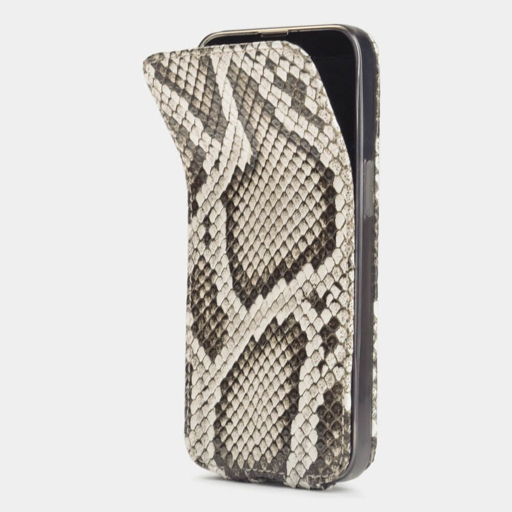 Natural Python Leather Case iPhone 13 Pro | Marcel Robert - 0