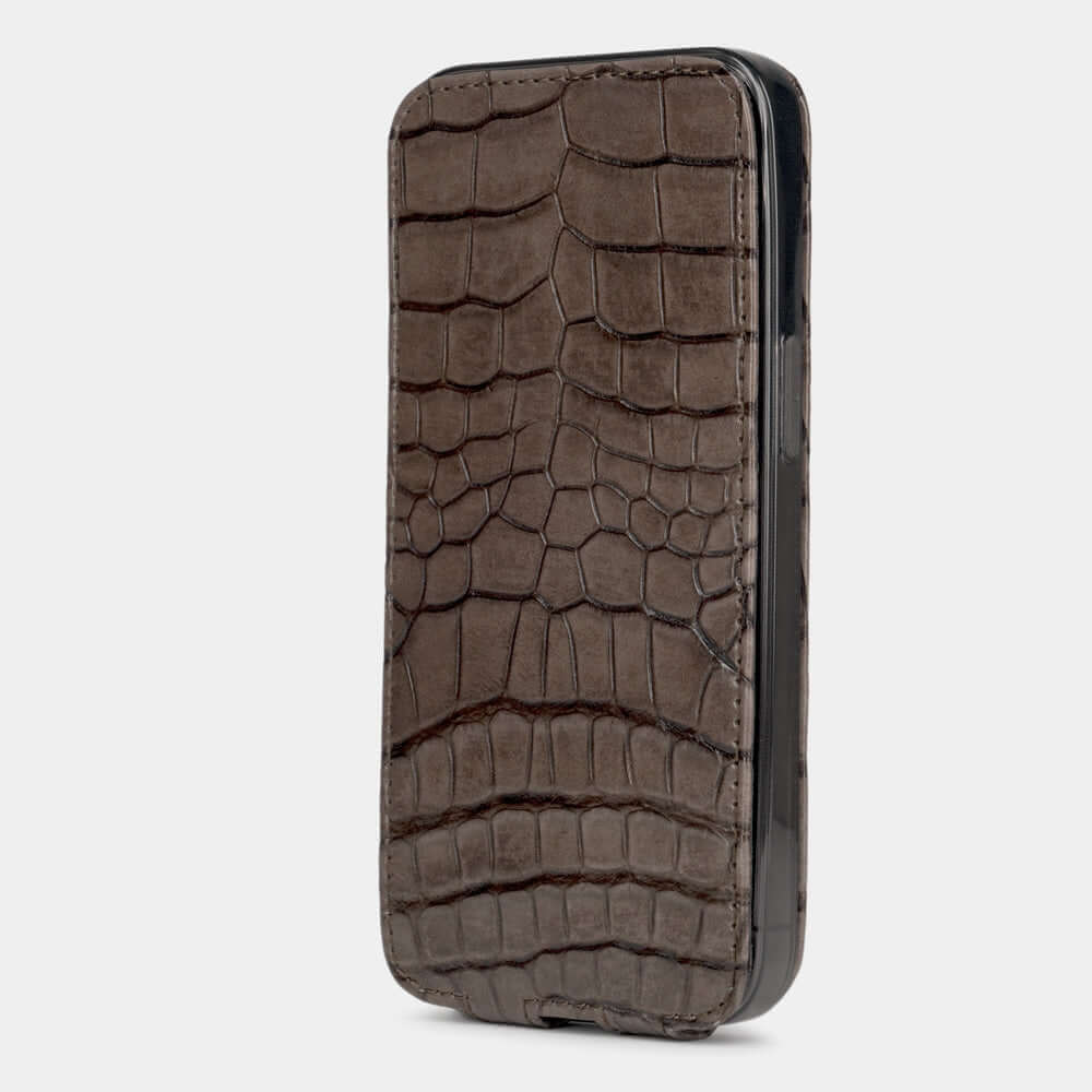 Alligator Flip Case iPhone 13 Pro Vintage | Marcel Robert - 2