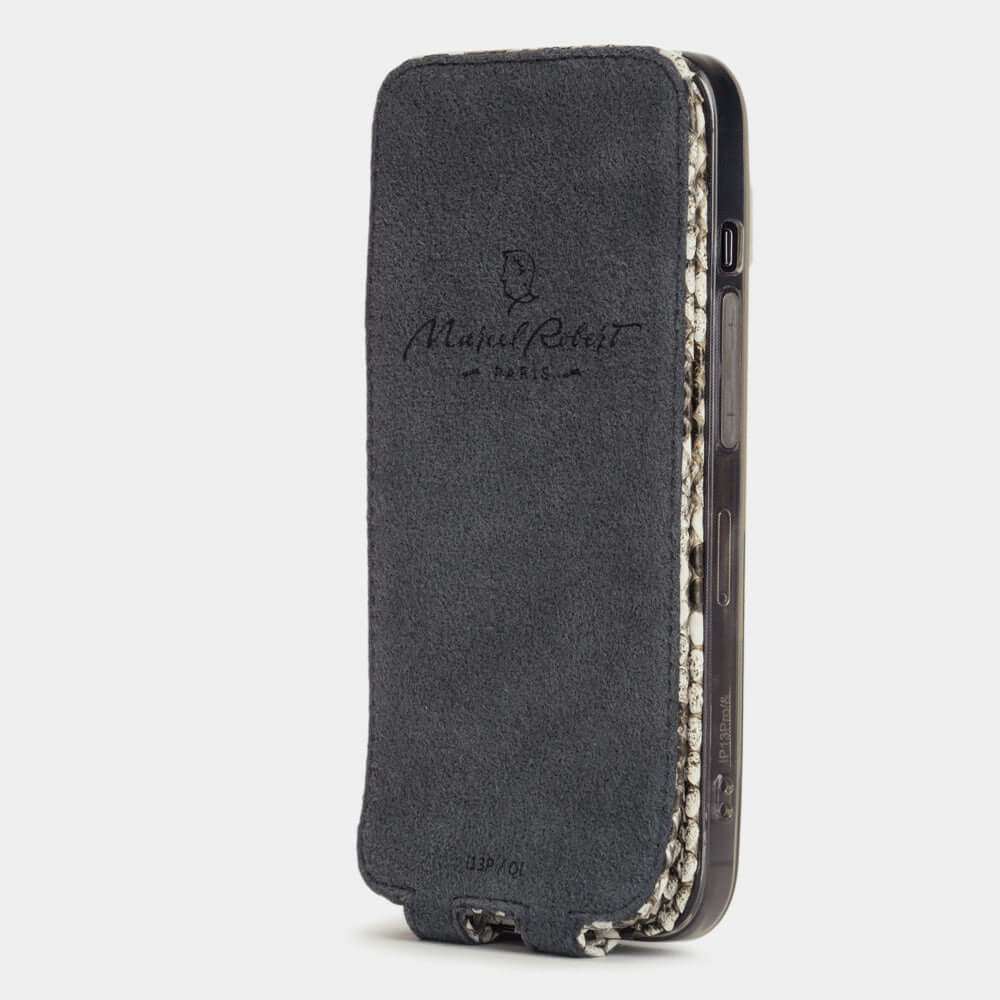 Natural Python Leather Case iPhone 13 Pro | Marcel Robert - 12
