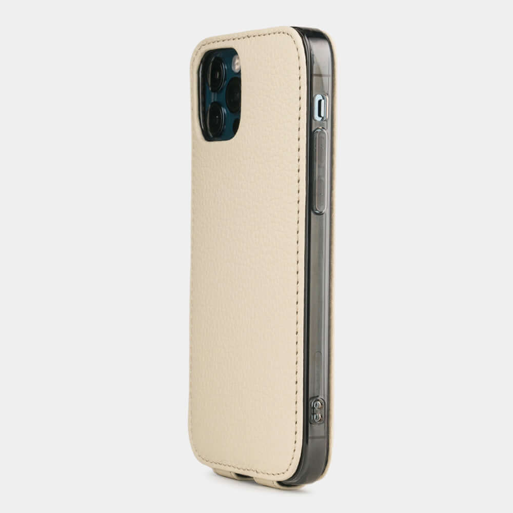 Premium Leather Case iPhone 12 Pro Max Cream | Marcel Robert - 2