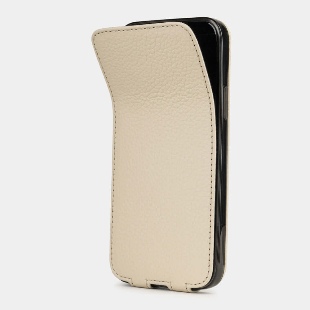 Premium Leather Case iPhone 12 Pro Cream | Marcel Robert - 2