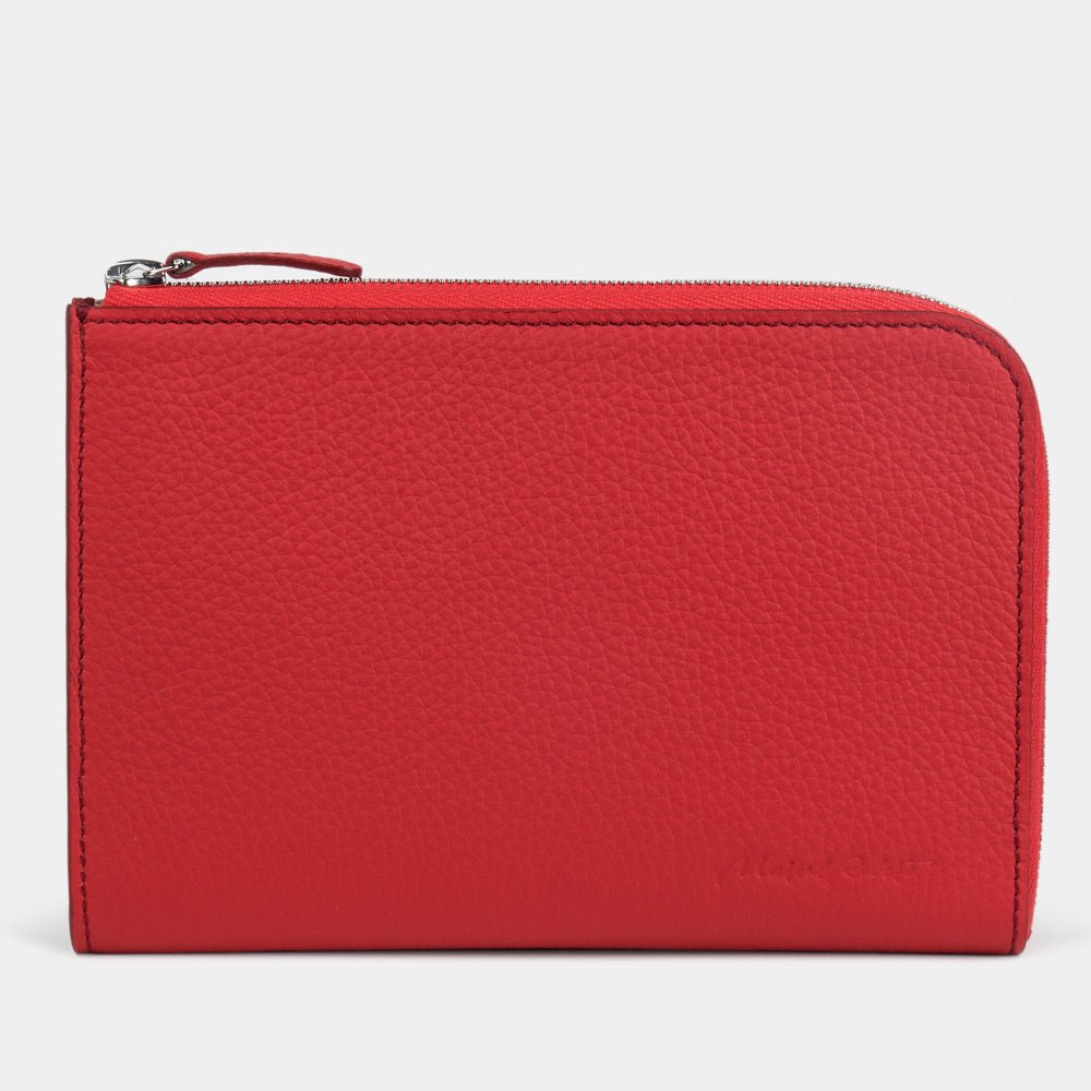 Premium Wallet "Pont-Aven" in Red Leather | Marcel Robert - 0