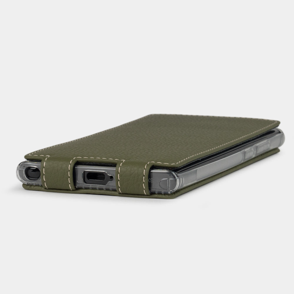 Premium Leather Case Galaxy S22 Ultra Green | Marcel Robert - 3