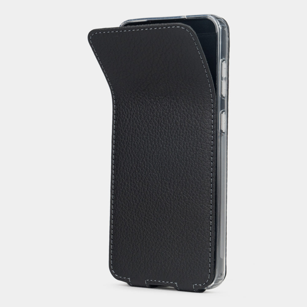 Flip Case Galaxy S23 Plus Black Leather | Marcel Robert - 2